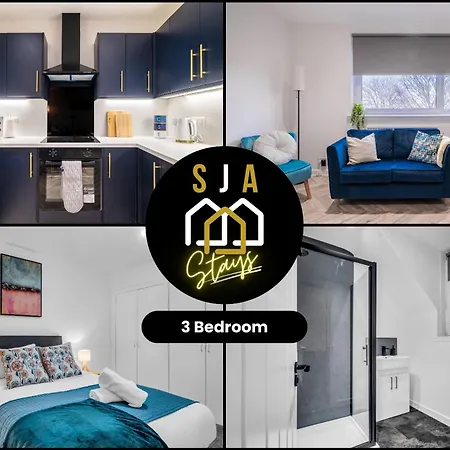 Spital Stay - Sja Stays - Modern 3 Bed Apartment Aberdeen Room photo